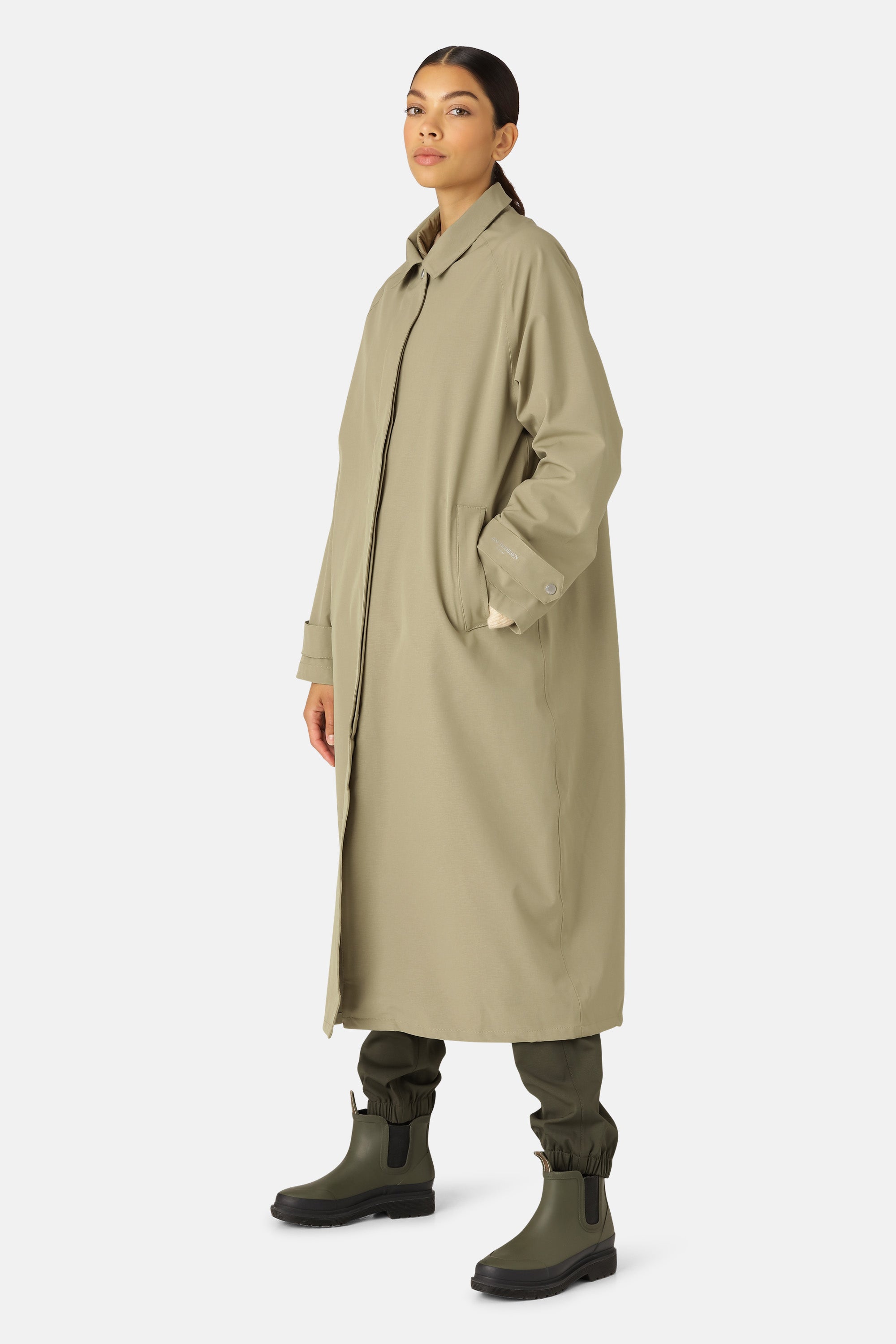 Ilse Jacobsen Hornbæk Rain Regenmantel Raincoat 457 Sage